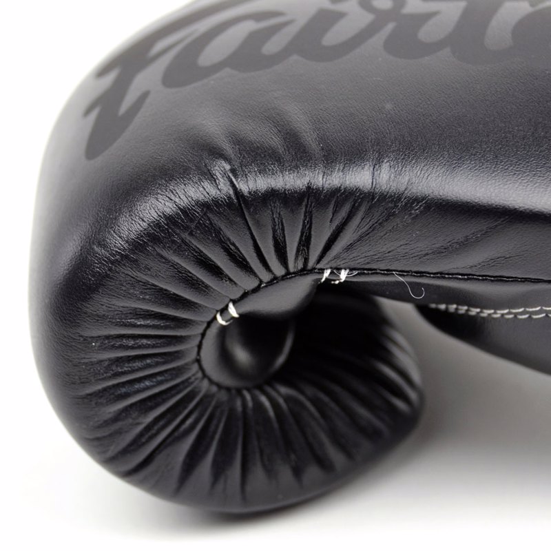 Fairtex BGV14 Microfiber muay thai Gloves-Solid Black