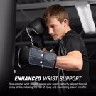 Hayabusa E1 Leather Boxing Gloves-onyx black