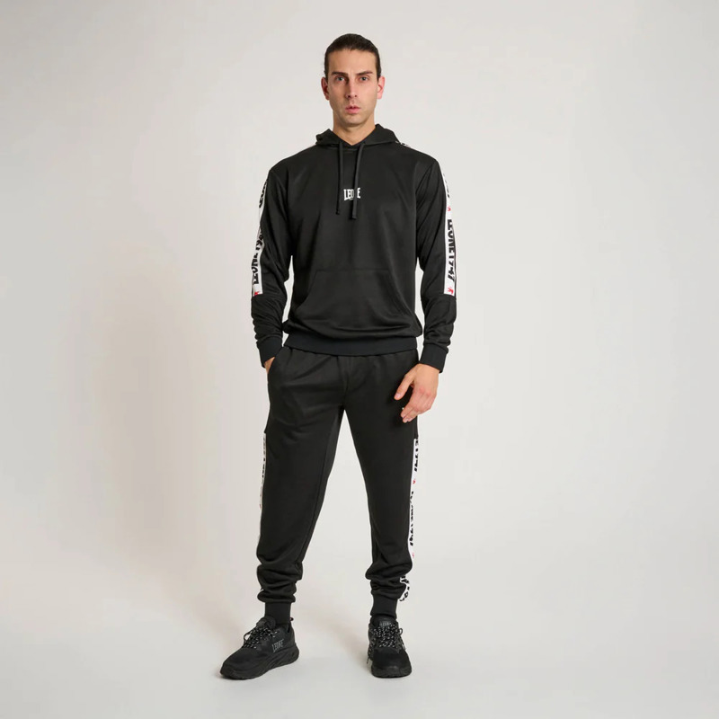 LEONE LIGHTWEIGHT STRIPE 47 HOODED SWEATSHIRT 