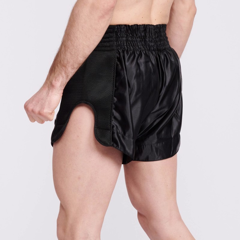 LEONE flag THAI/kick SHORTS-BLACK