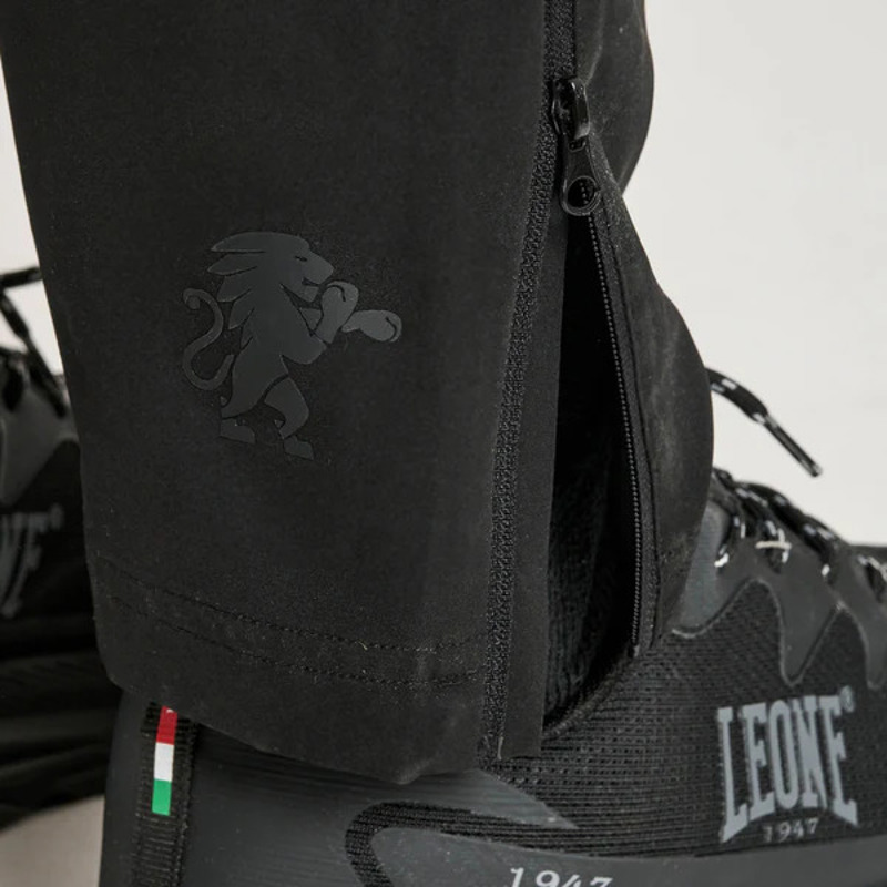 LEONE LIGHTWEIGHT BLACK LION TROUSERS