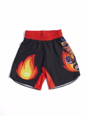 MANTO KIDS FIGHT SHORTS RASCAL-BLACK