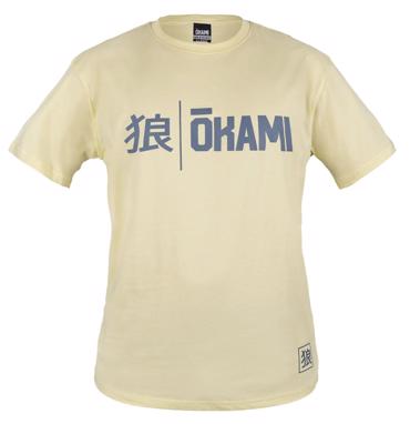 OKAMI T-Shirt Kanji Chardonay
