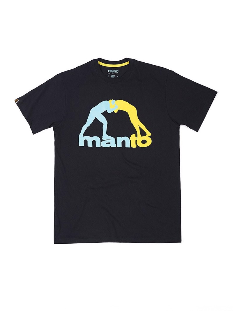 MANTO Logo DUAL Tshirt black