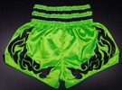 Danger Neon Thai Shorts-Neon Green