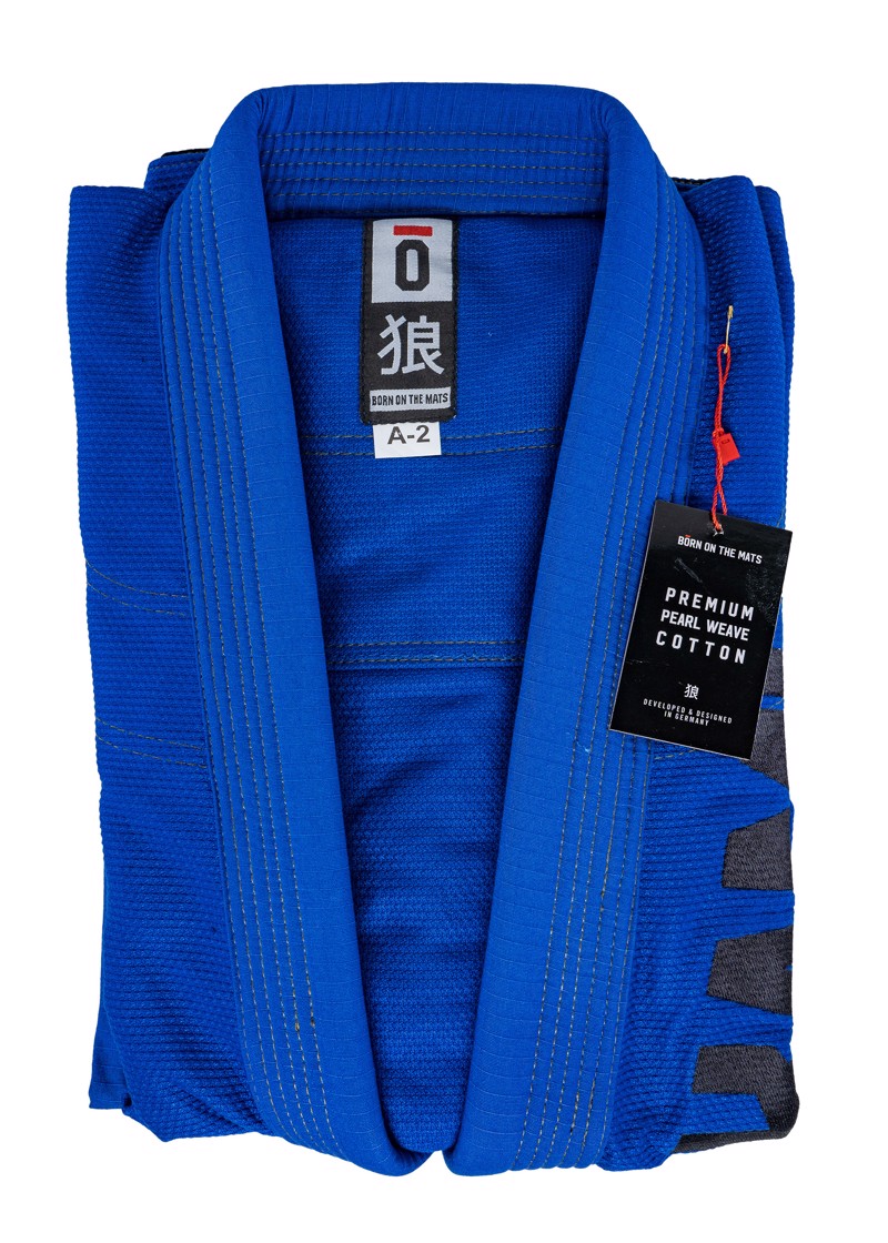 OKAMI competition training BJJ Gi  - BLUE