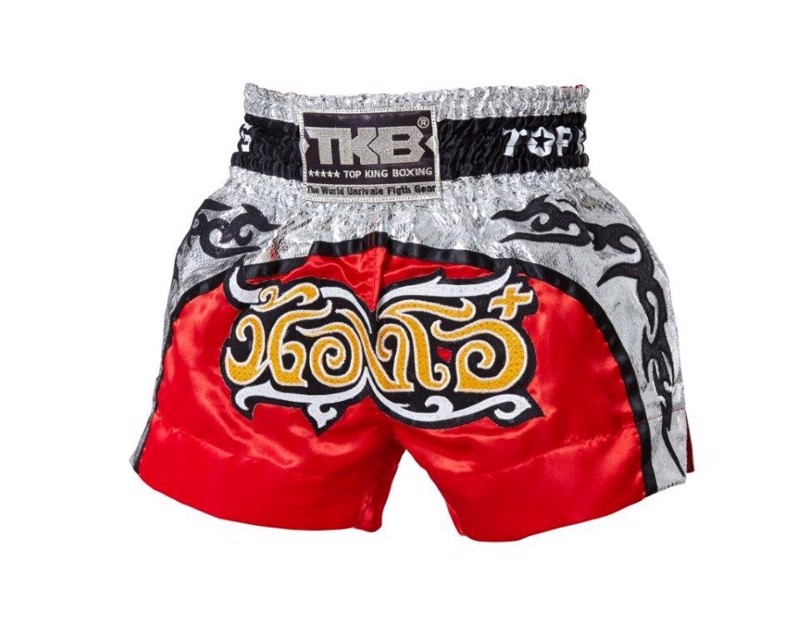 Top King Tribal Thai Shorts Red/White