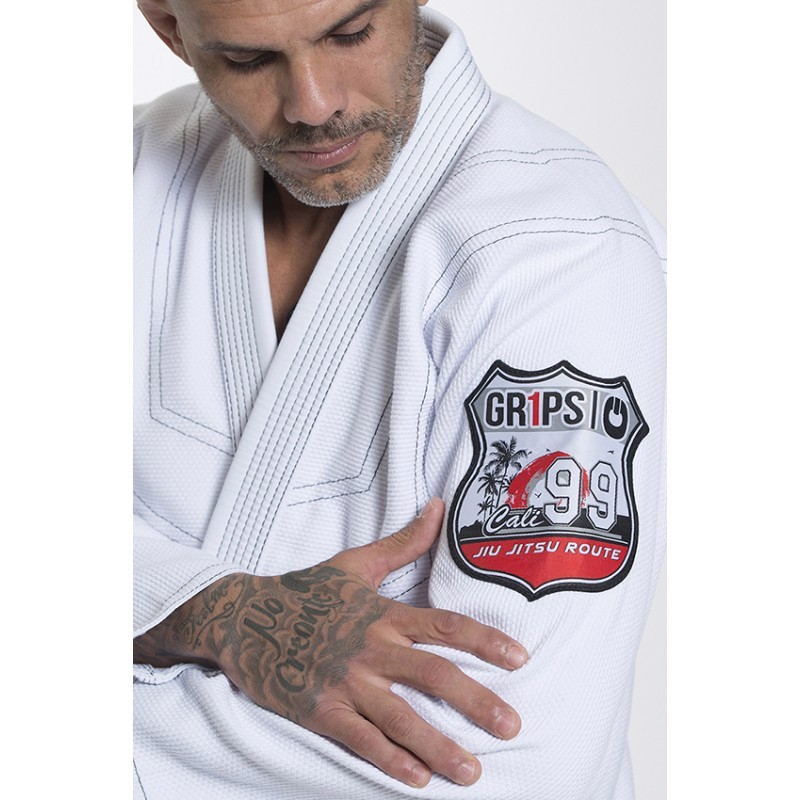 Grips Athletics Cali 99 BJJ Gi white