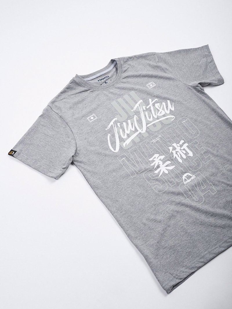 MANTO Jiu Jitsu 19 T-shirt - Grey