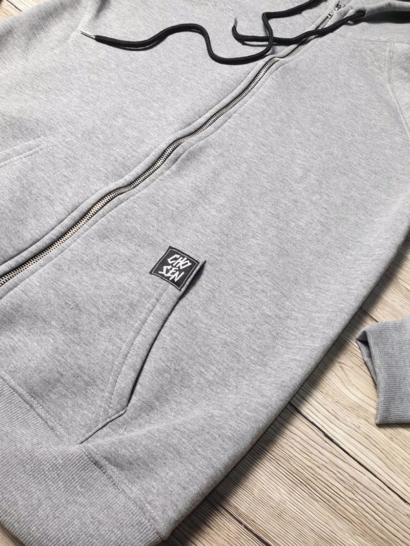 CHOSEN LOGO Zaketa fouter - grey