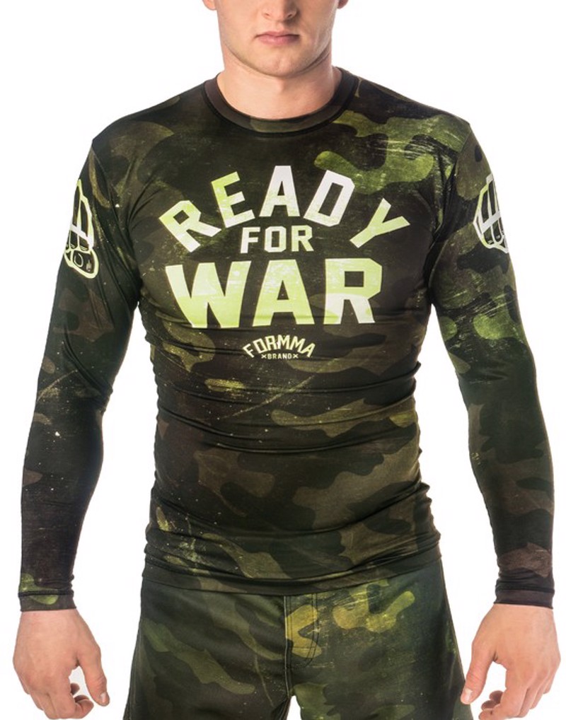 Formma Ready For War Rashguard-Green