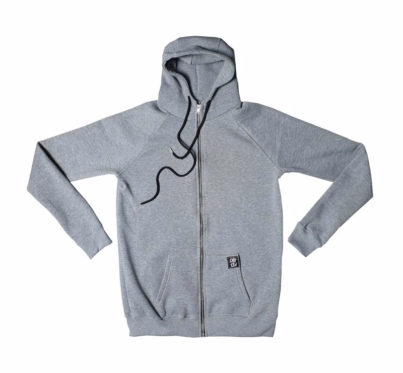 CHOSEN LOGO Zaketa fouter - grey