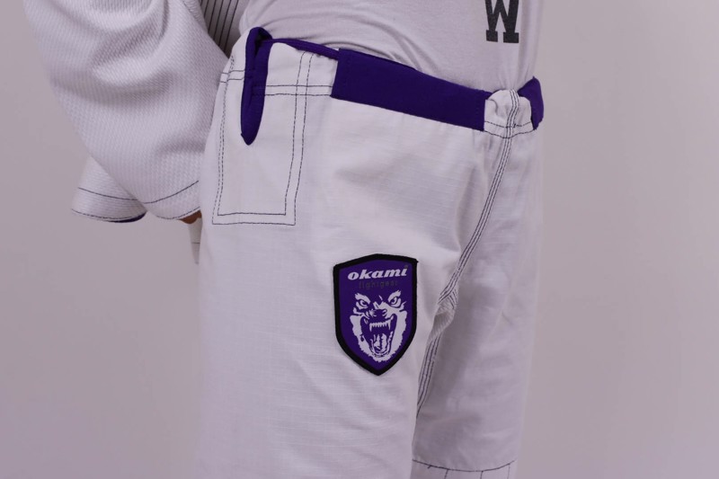 Okami Shield BJJ Gi-Women White/Purple