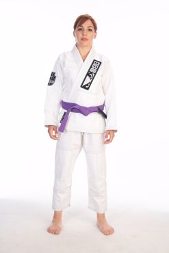 BAD BOY WOMEN SAI BJJ GI-WHITE