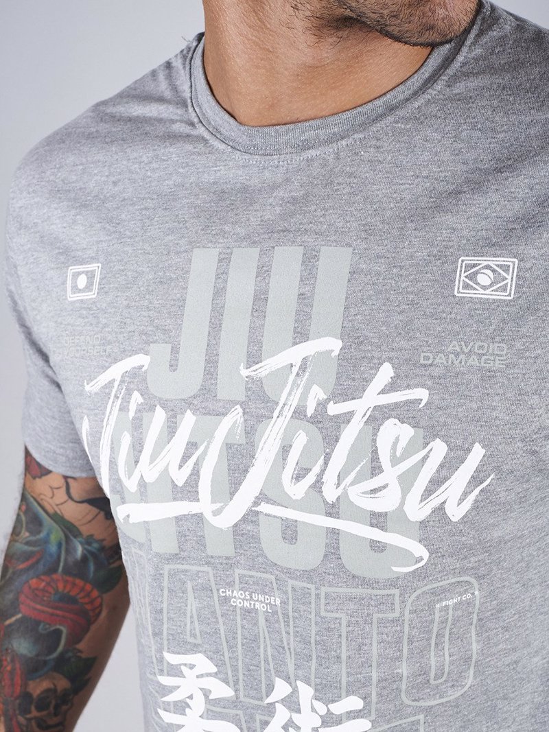 MANTO Jiu Jitsu 19 T-shirt - Grey