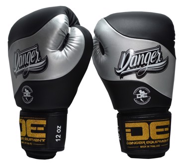 Danger EVOLUTION BOXING GLOVES-black/silver/black