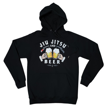 CHOSEN BEER AND JITSU hoodie- black