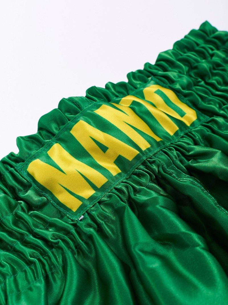 MANTO MUAY THAI SHORTS DUAL GREEN