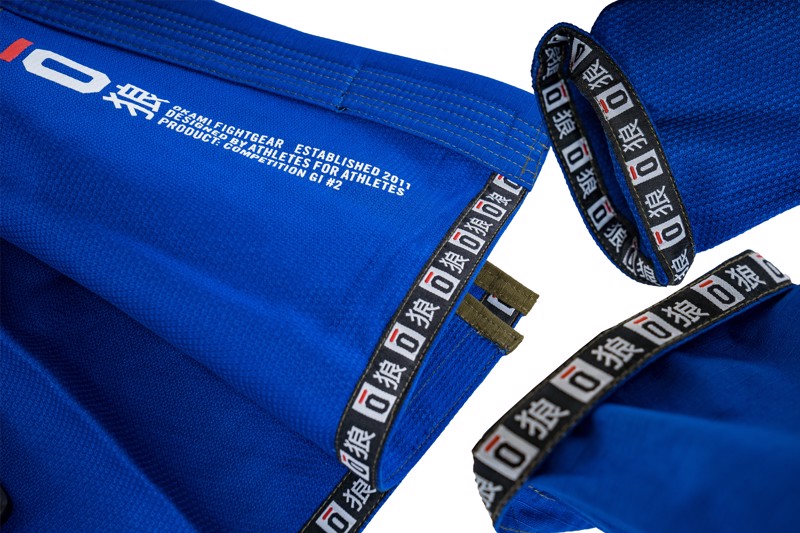 OKAMI competition training BJJ Gi  - BLUE