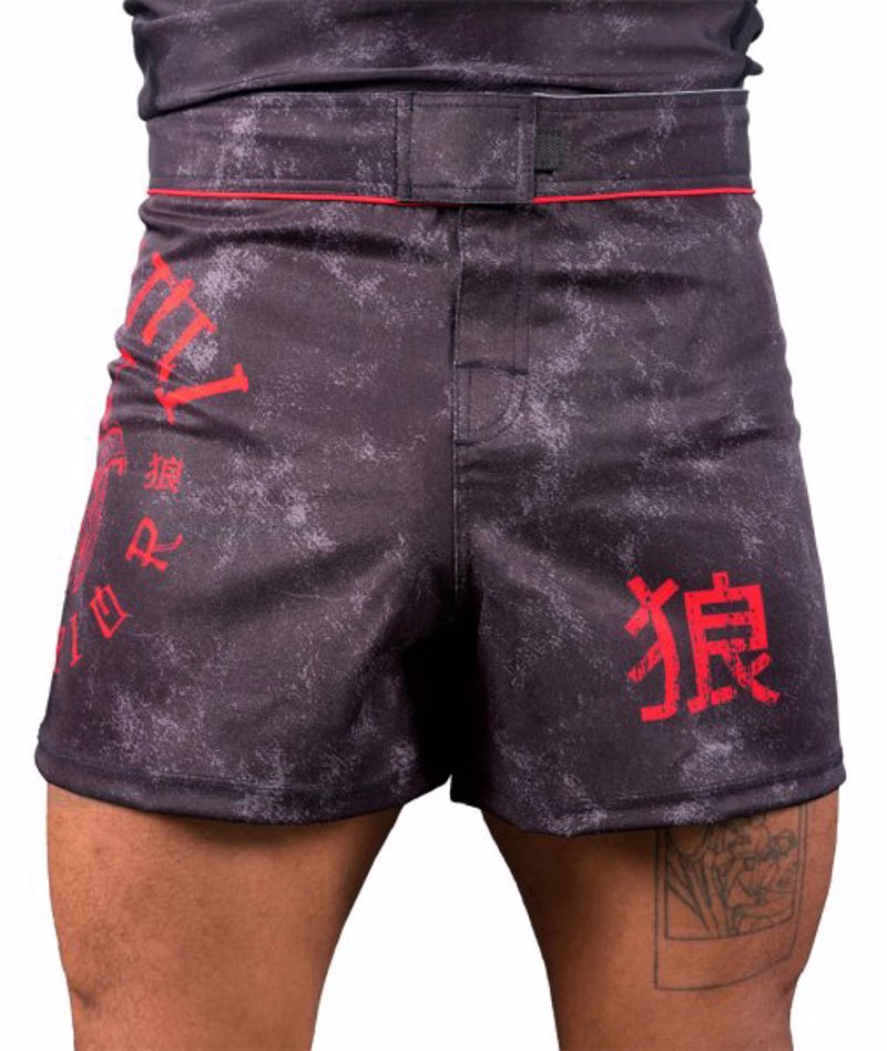 Okami warrior Fightshorts -Black