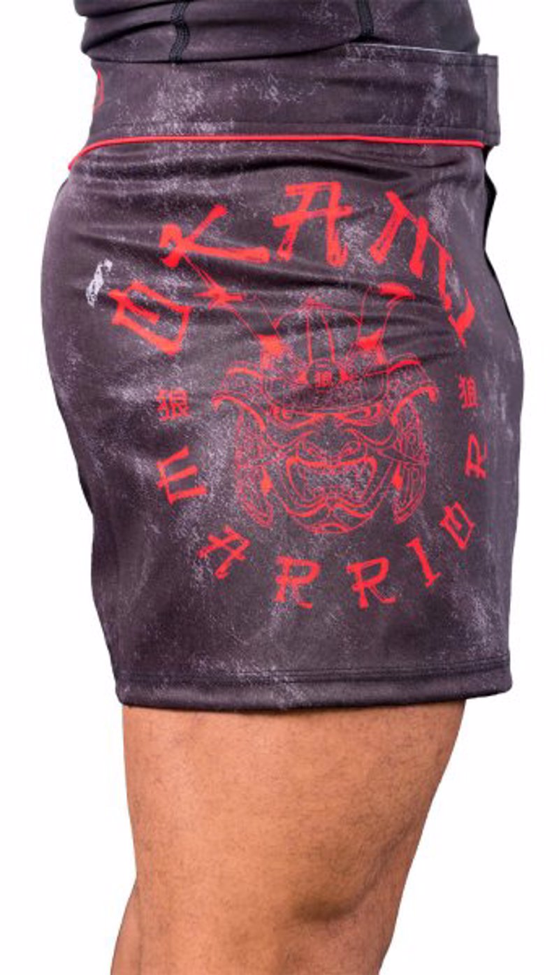 Okami warrior Fightshorts -Black