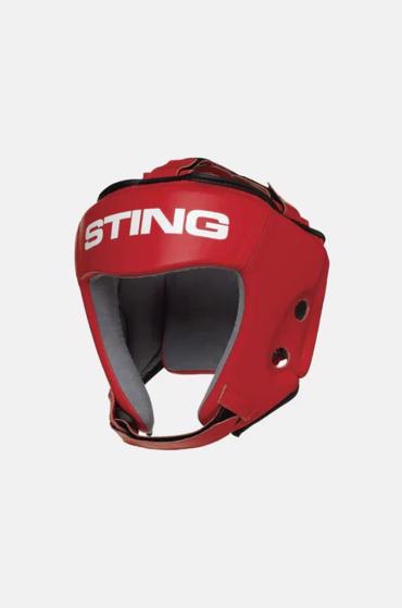 Sting sports Competition Approved Headguard -red