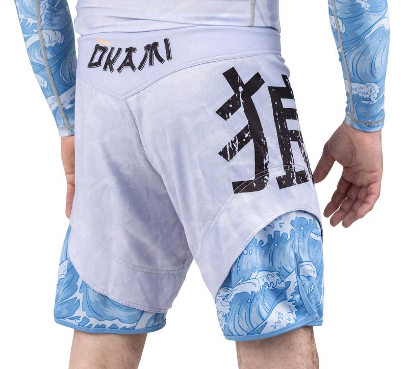 Okami koi Fightshorts -white