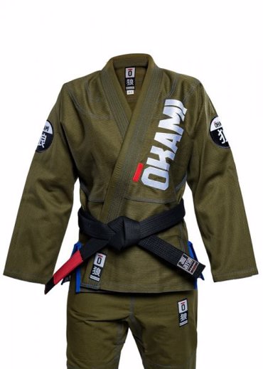 OKAMI women COMPETITION BJJ GI - olive