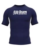 Okami KEII s/s rashguard -Navy