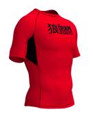 Okami KEII s/s rashguard -red