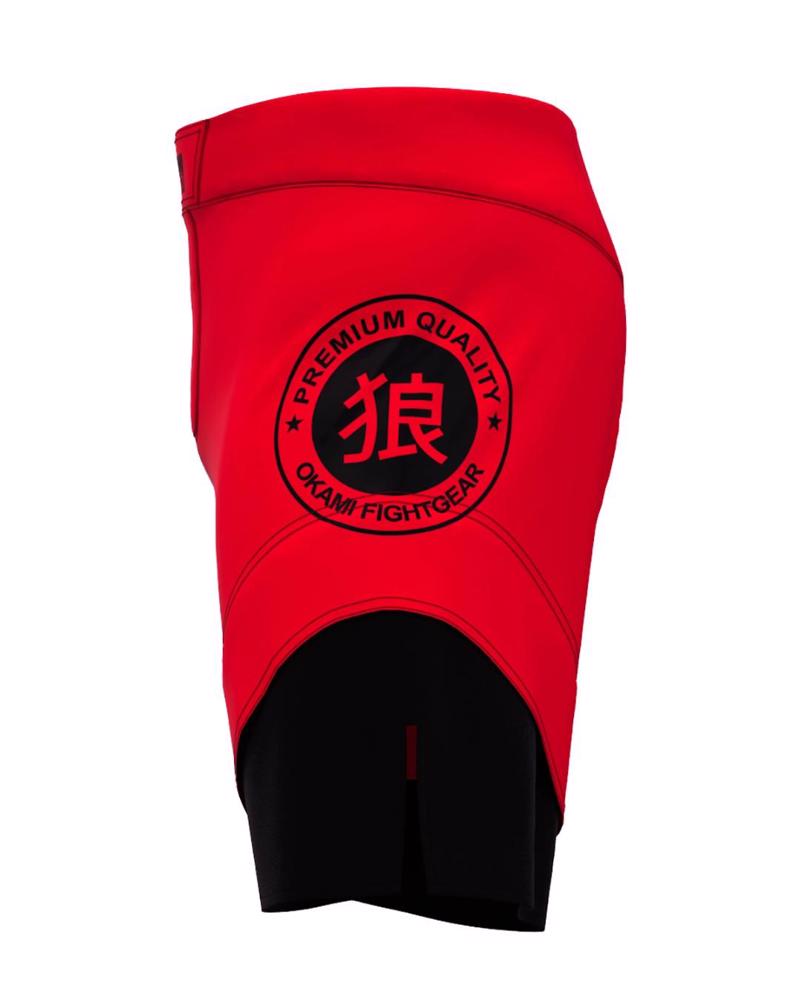 Okami KEII Fightshorts -red
