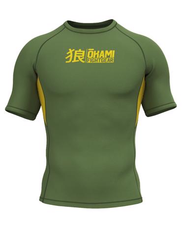 Okami KEII s/s rashguard -green