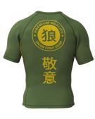 Okami KEII s/s rashguard -green