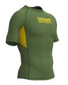Okami KEII s/s rashguard -green
