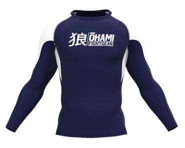 Okami KEII L/s rashguard -Navy