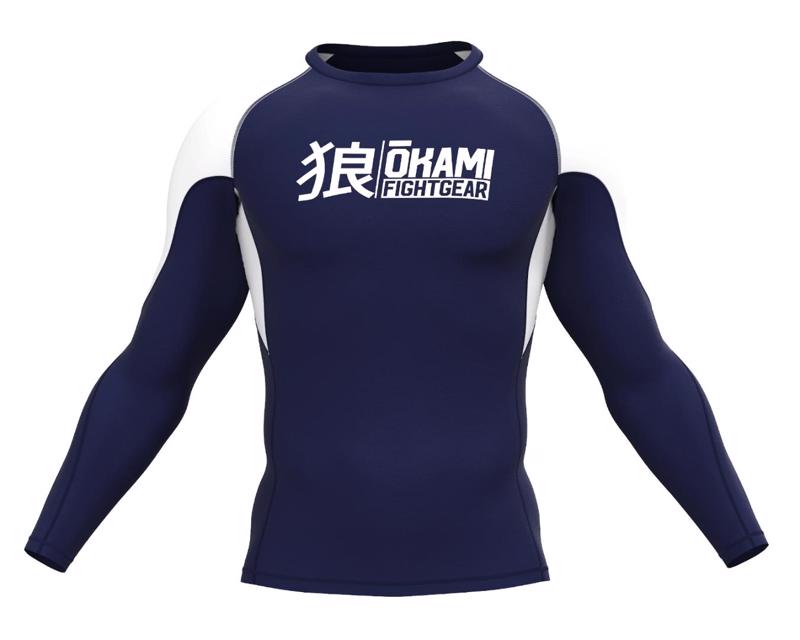 Okami KEII L/s rashguard -Navy