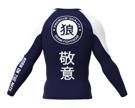 Okami KEII L/s rashguard -Navy