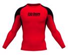 Okami KEII L/s rashguard -red