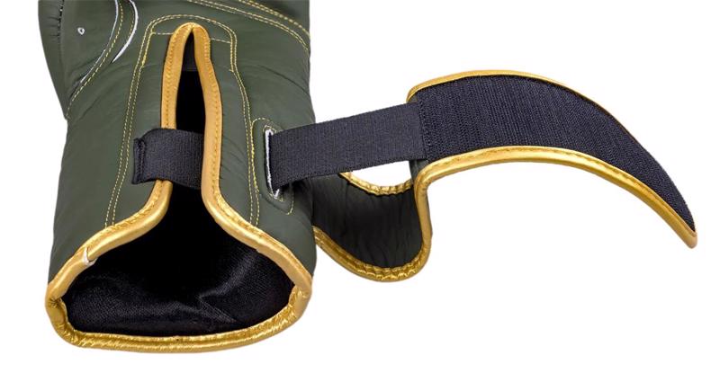 OKAMI competitor v2 BOXING GLOVES -olive/gold