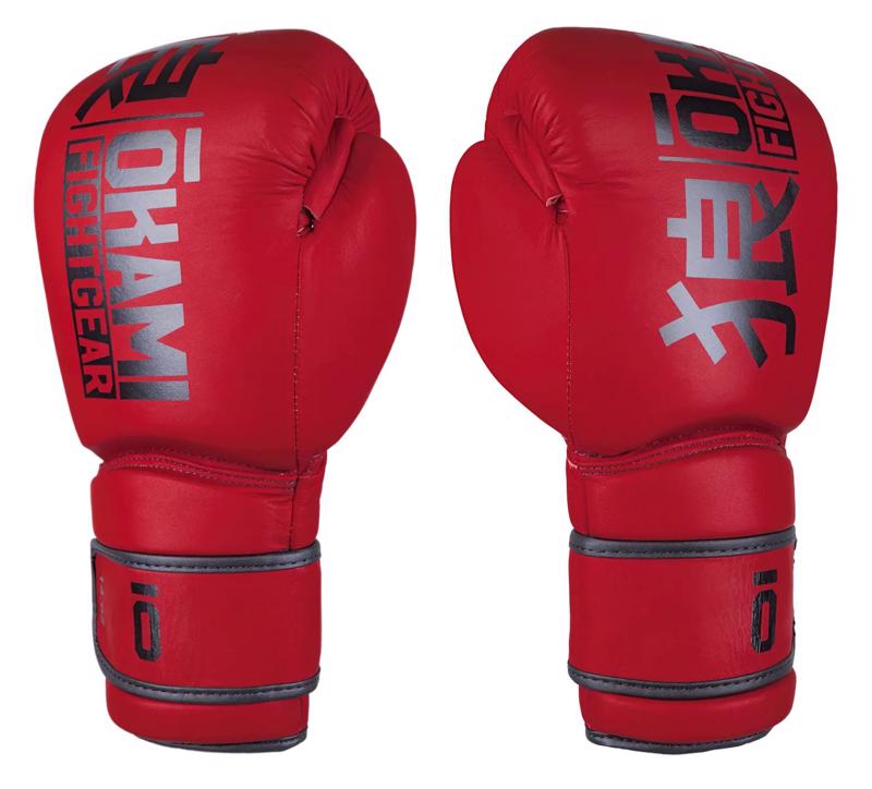 OKAMI competitor v2 BOXING GLOVES -red/black