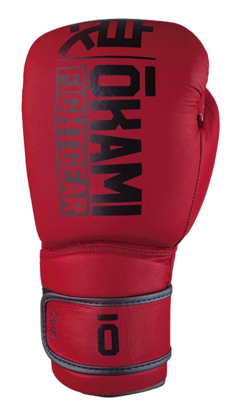 OKAMI competitor v2 BOXING GLOVES -red/black