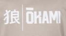 OKAMI T-Shirt Kanji -sand
