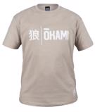 OKAMI T-Shirt Kanji -sand