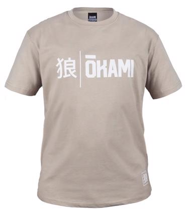 OKAMI T-Shirt Kanji -sand