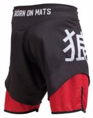 Okami born red Fightshorts -Black