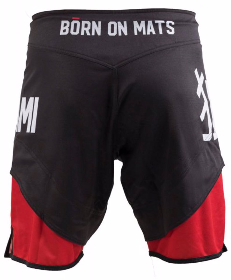 Okami born red Fightshorts -Black