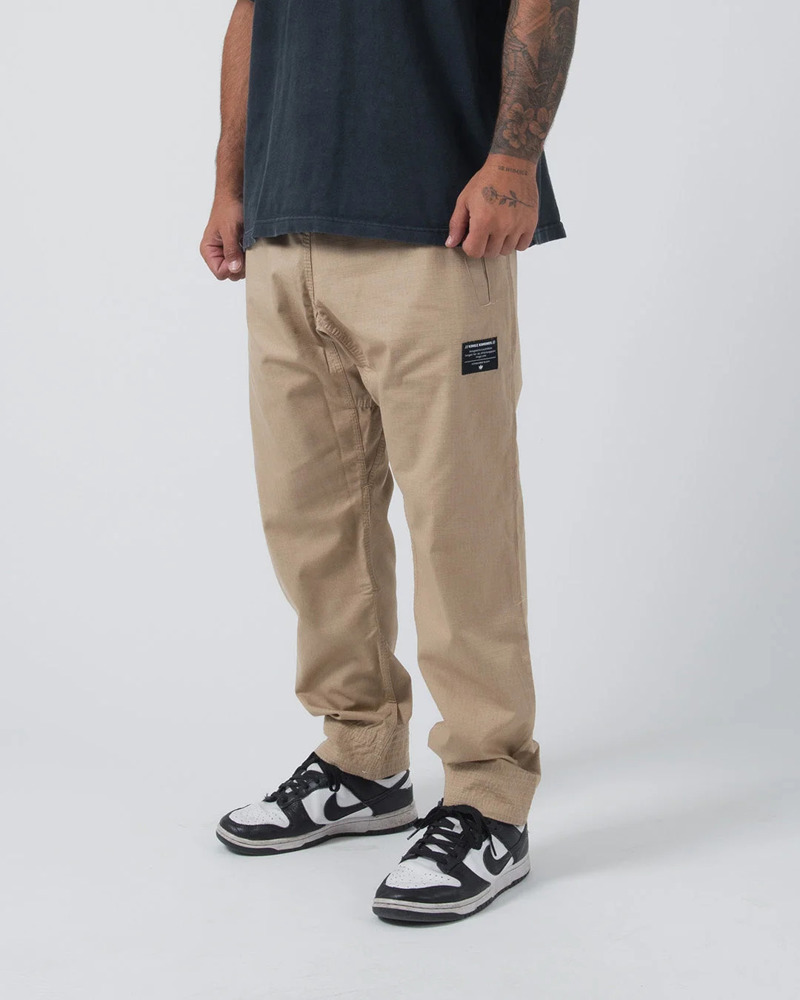 Kingz Casual Cotton Gi Pants-khaki