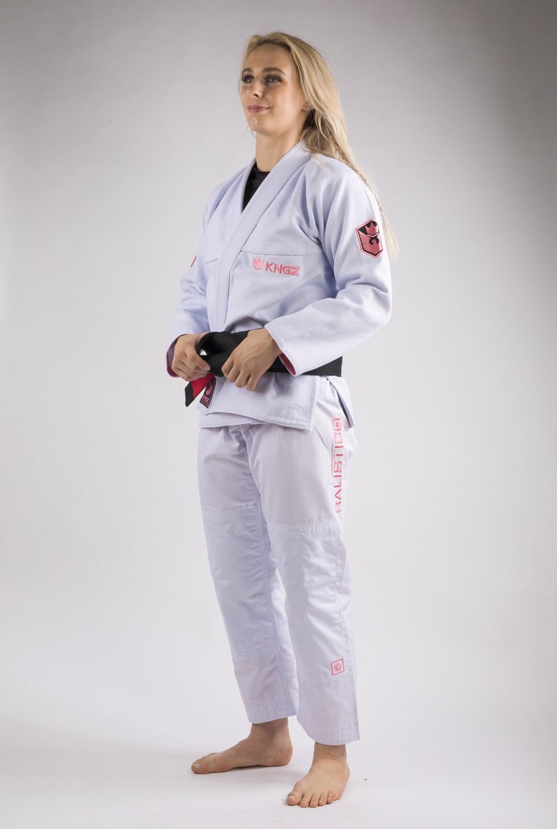 KINGZ Women Balistico 3.0 bjj gi - WHITE